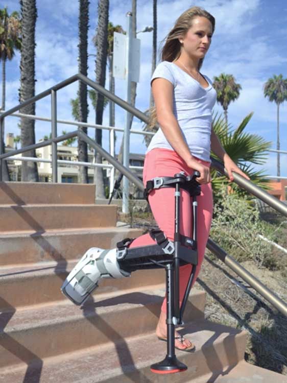 Muleta iWalk para uso sin manos